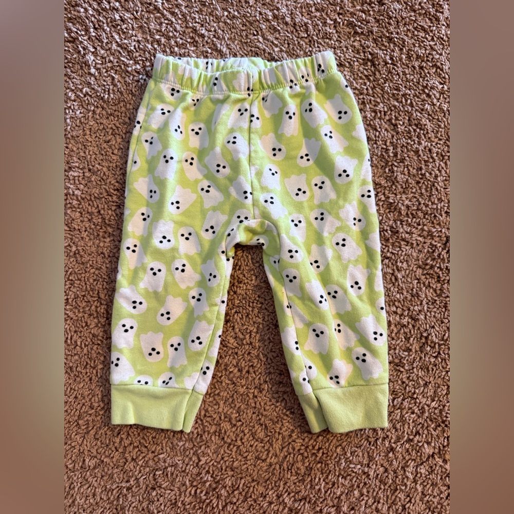 Cat & Jack Green Ghost Print Kids Bottoms